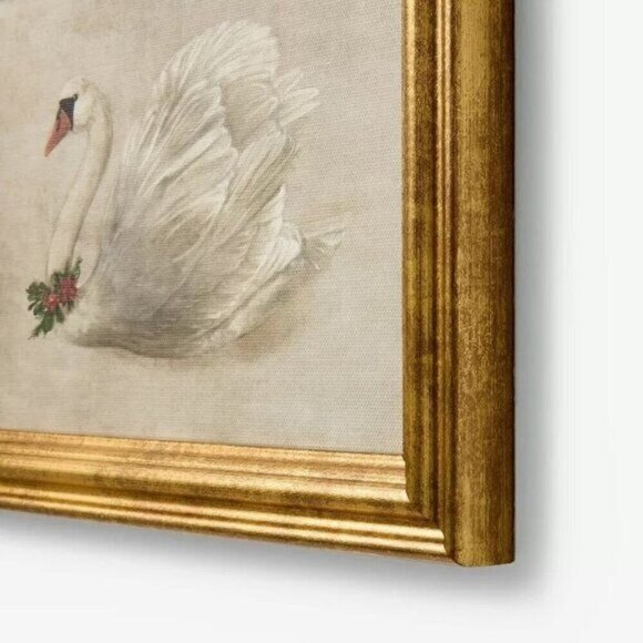 10x8 Swan Framed Wall Art - Threshold Studio McGee, Target Christmas 2024 - Picture 3 of 5
